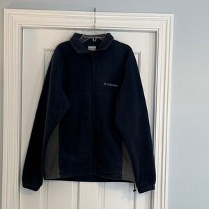 Columbia Two-tone Blue and Gray Fleece Jacket